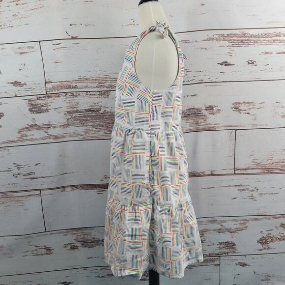 Rainbow Pride Sun Dress Linen Blend Size XS - Picture 2 of 8